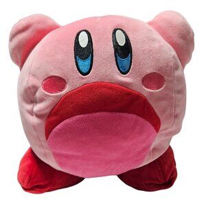 Tomy Club Mocchi Mocchi Inhaling Kirby 14 in Large Squishy Plush Stuffed Animal